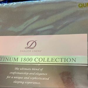 Queen size one flat bed sheet.